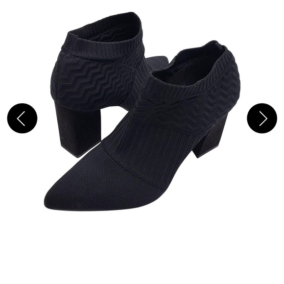 IMPO Knitt black ankle bootie. Sz.8.5 like new - Picture 2 of 4
